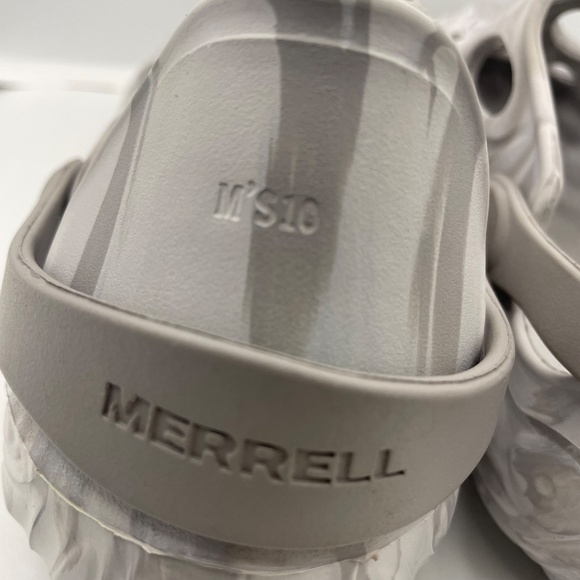 MERRELL mens Hydro Moc Paloma gray slip-on water clog sandals Size 10 main image 11